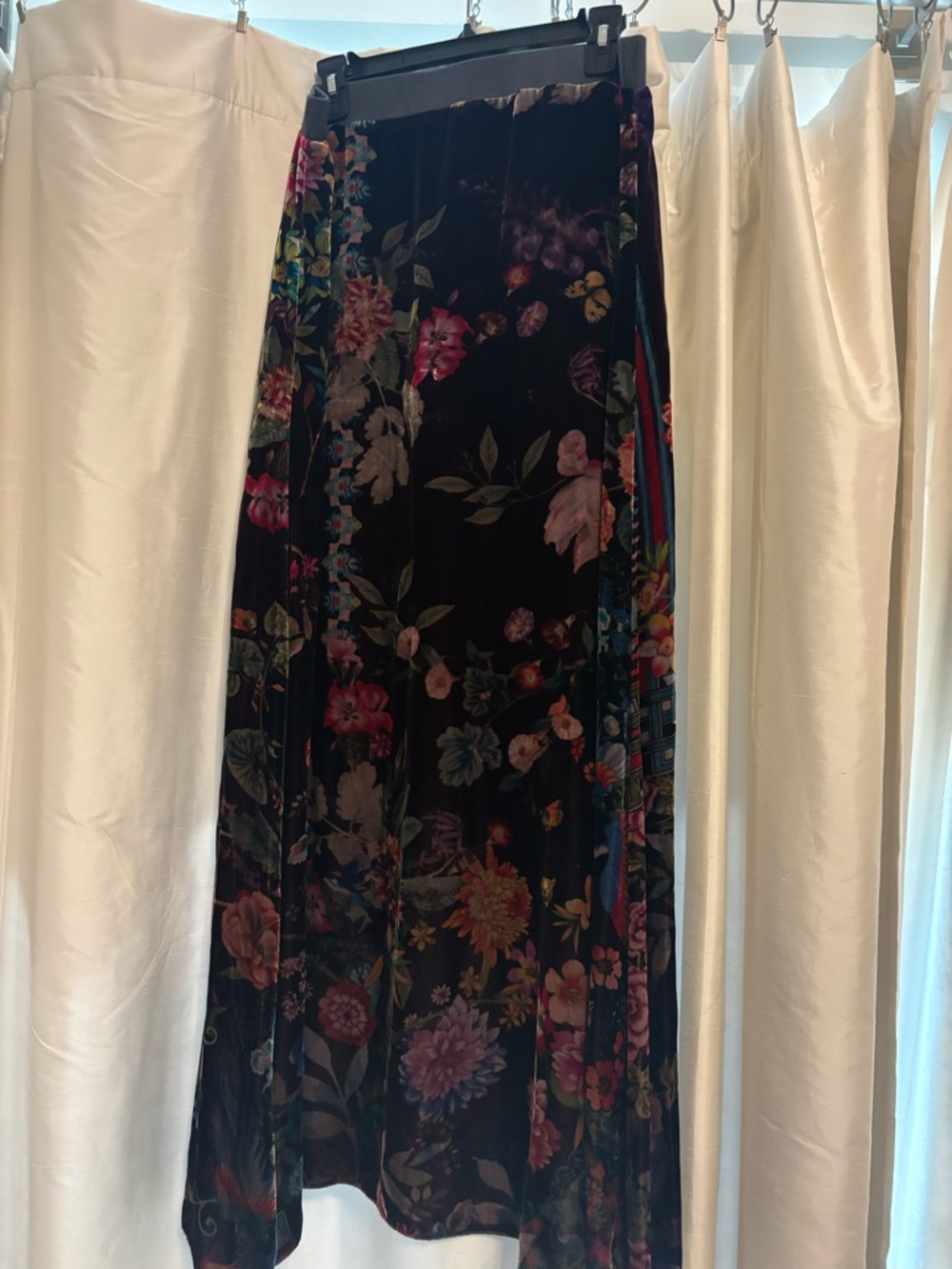 Johnny Was burnt out velvet look maxi skirt. Medium. - Picture 2 of 8